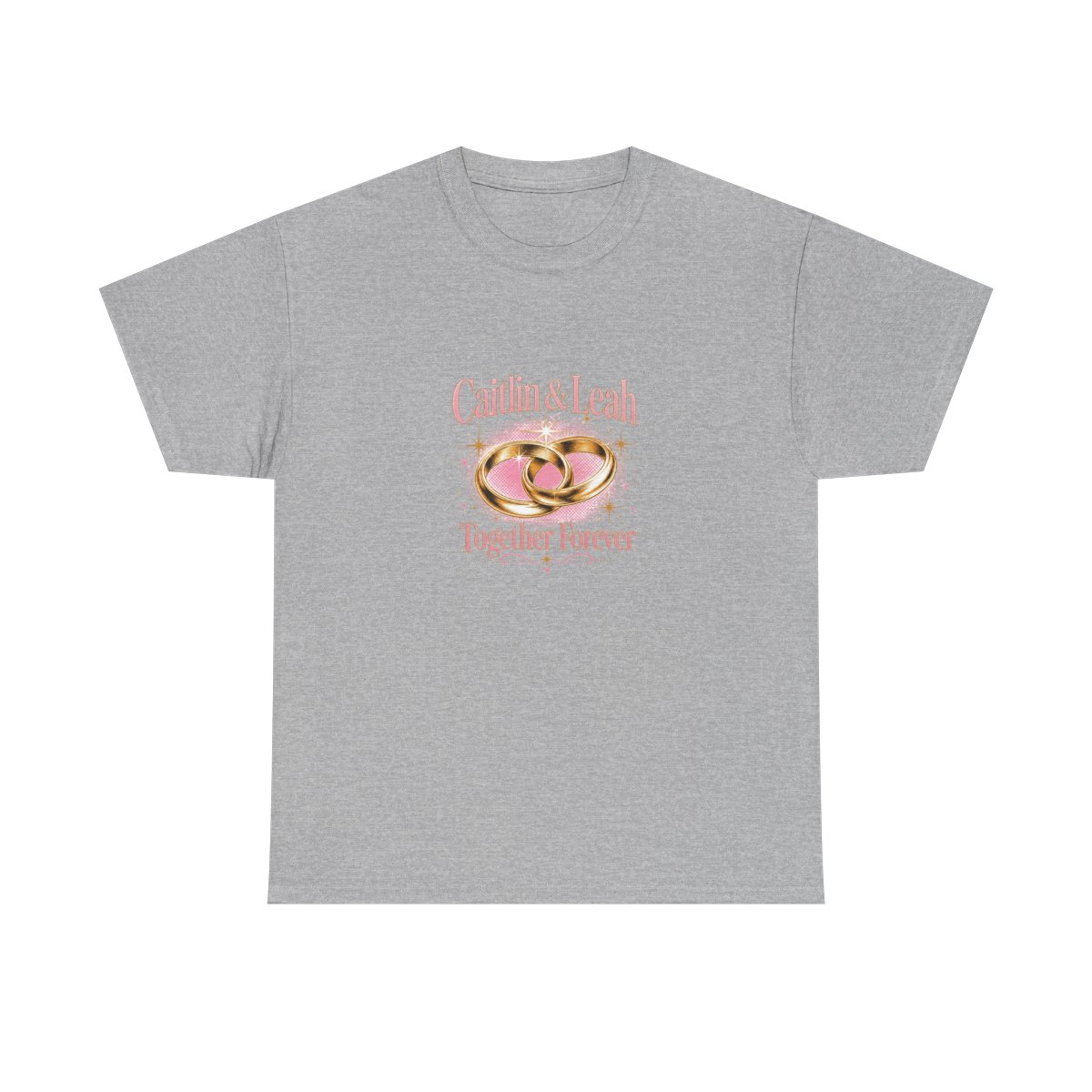 Caitlin and Leah "Caitlin & Leah" Unisex Tee - alternate angle 3, merchandise