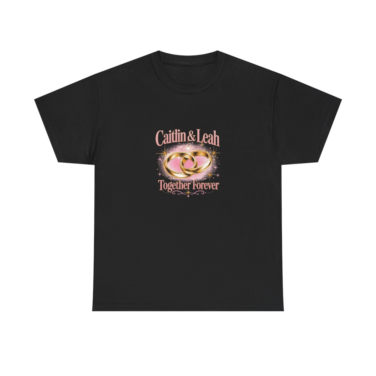 Caitlin and Leah "Caitlin & Leah" Unisex Tee - alternate angle 2, merchandise