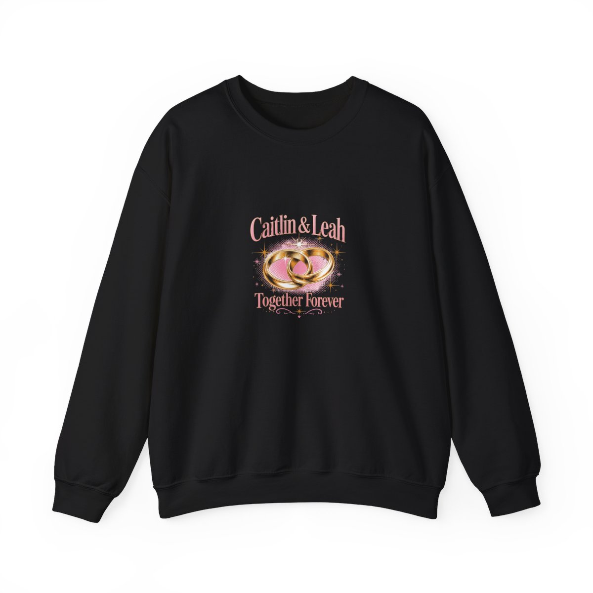 Caitlin and Leah "Caitlin & Leah" Crewneck - alternate angle 2, merchandise