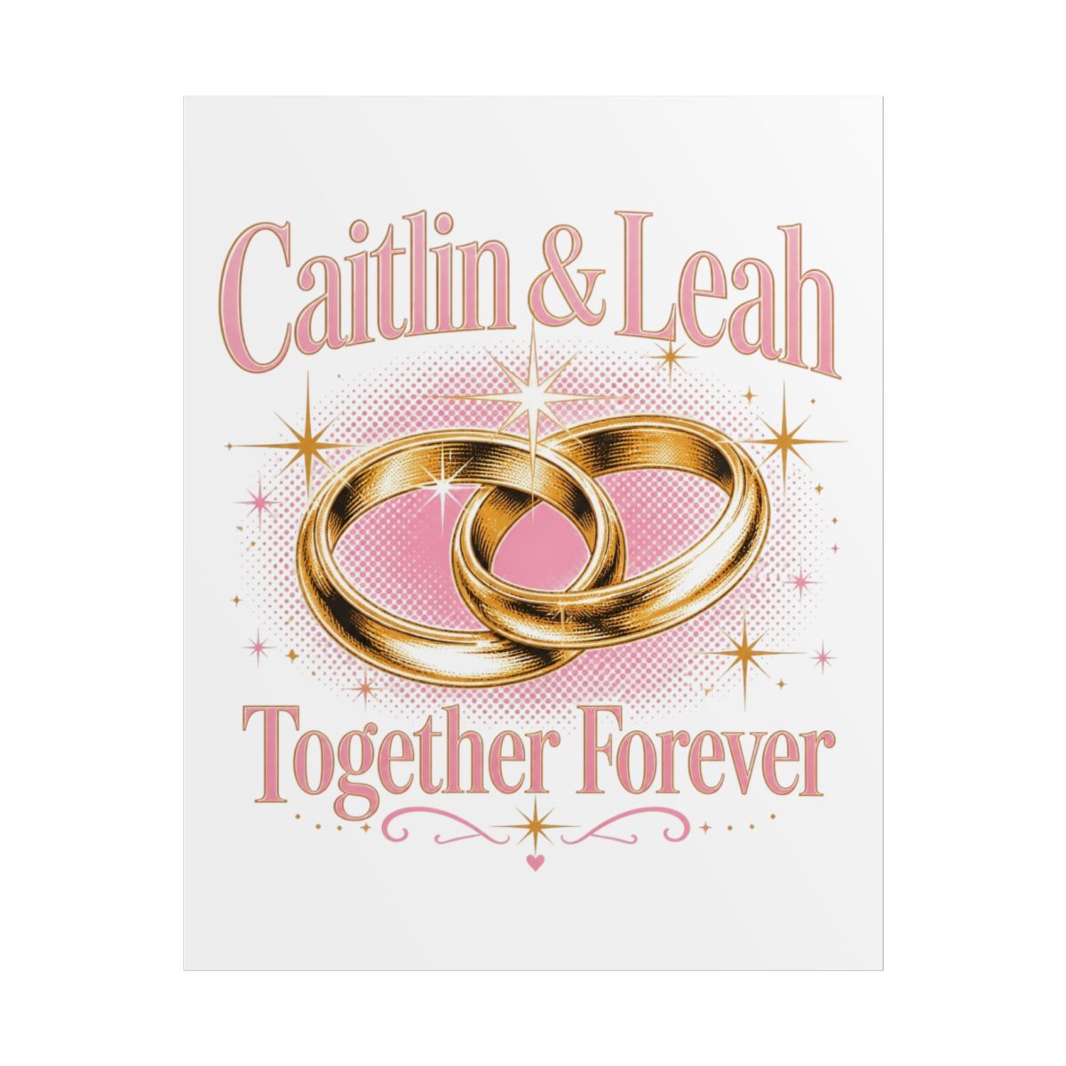 Caitlin and Leah "Caitlin & Leah" Poster