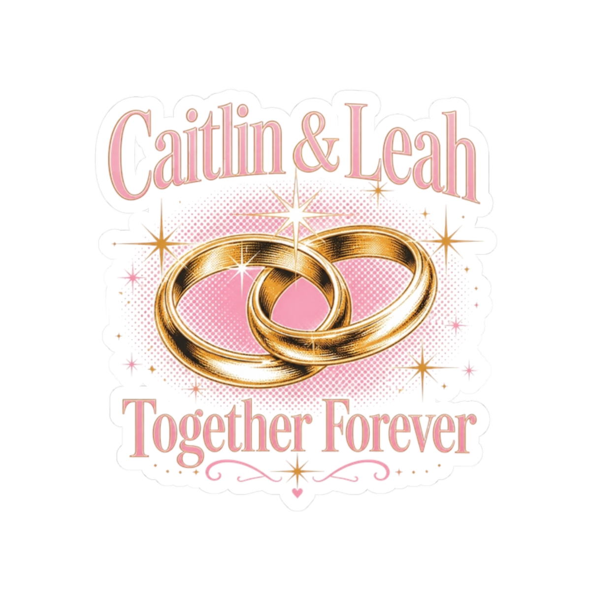Caitlin and Leah "Caitlin & Leah" Sticker - Official Stickers merchandise