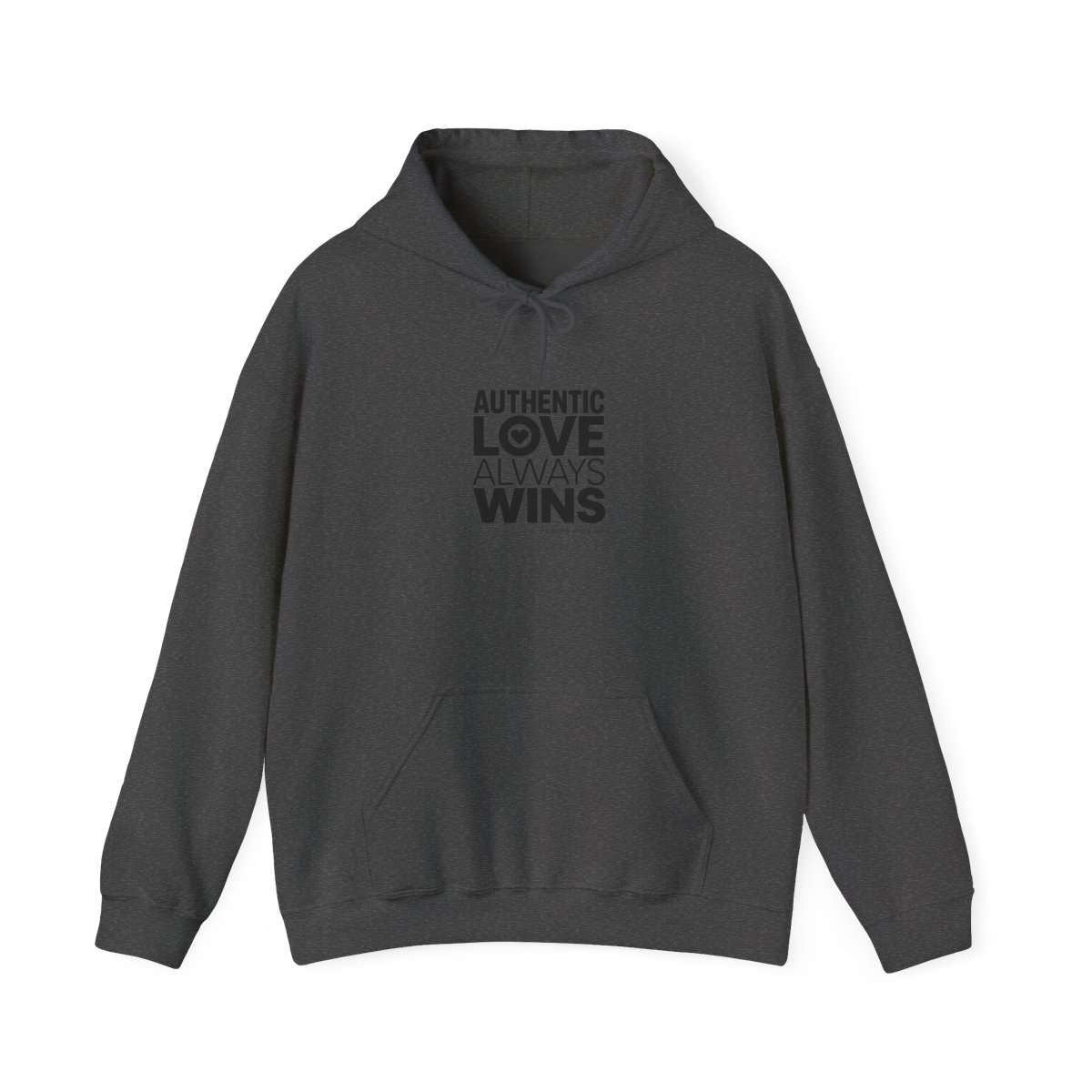 Caitlin and Leah "Authentic Love Always Wins" Hoodie - alternate angle 4, merchandise