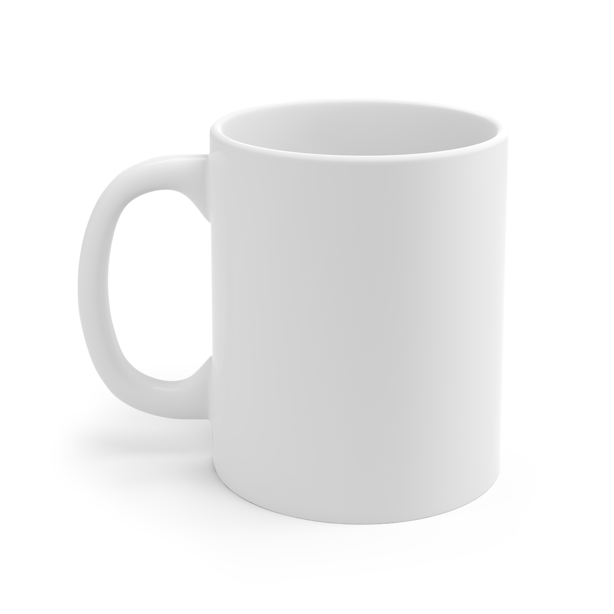 Caitlin and Leah "Authentic Love Always Wins" White Mug - alternate angle 2, merchandise