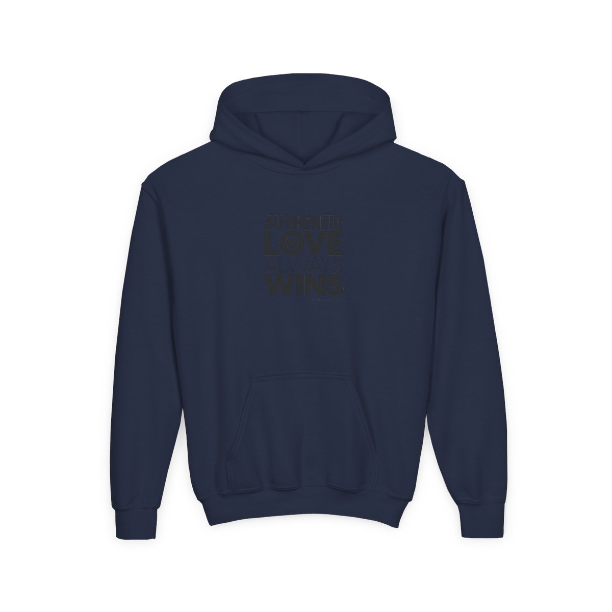 Caitlin and Leah "Authentic Love Always Wins" Kids Hoodie - alternate angle 5, merchandise