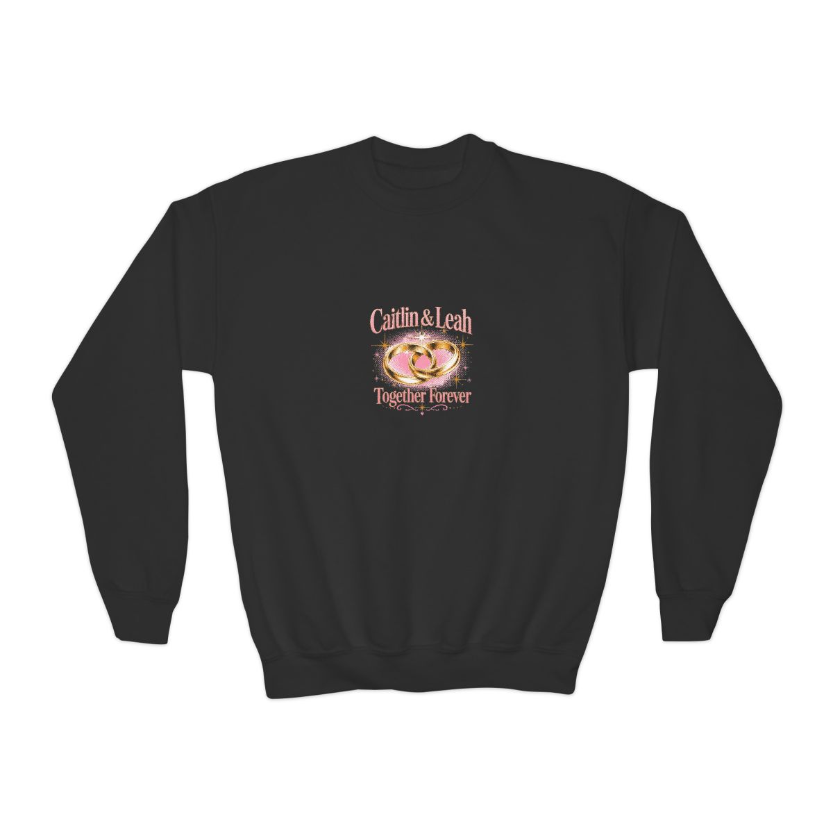 Caitlin and Leah "Caitlin & Leah" Kids Crewneck