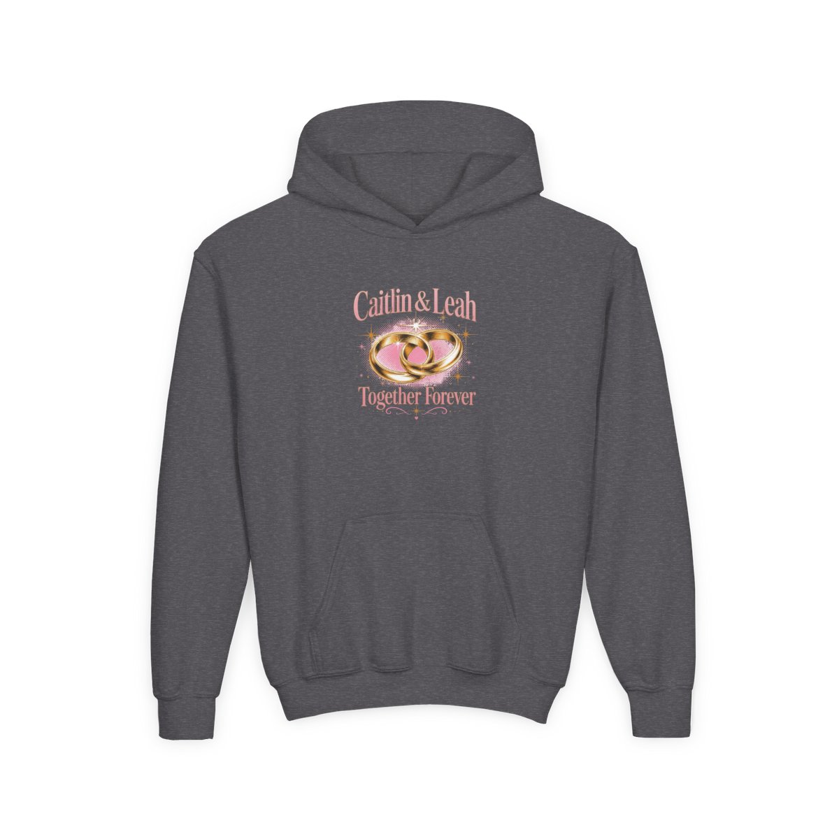 Caitlin and Leah "Caitlin & Leah" Kids Hoodie - alternate angle 4, merchandise