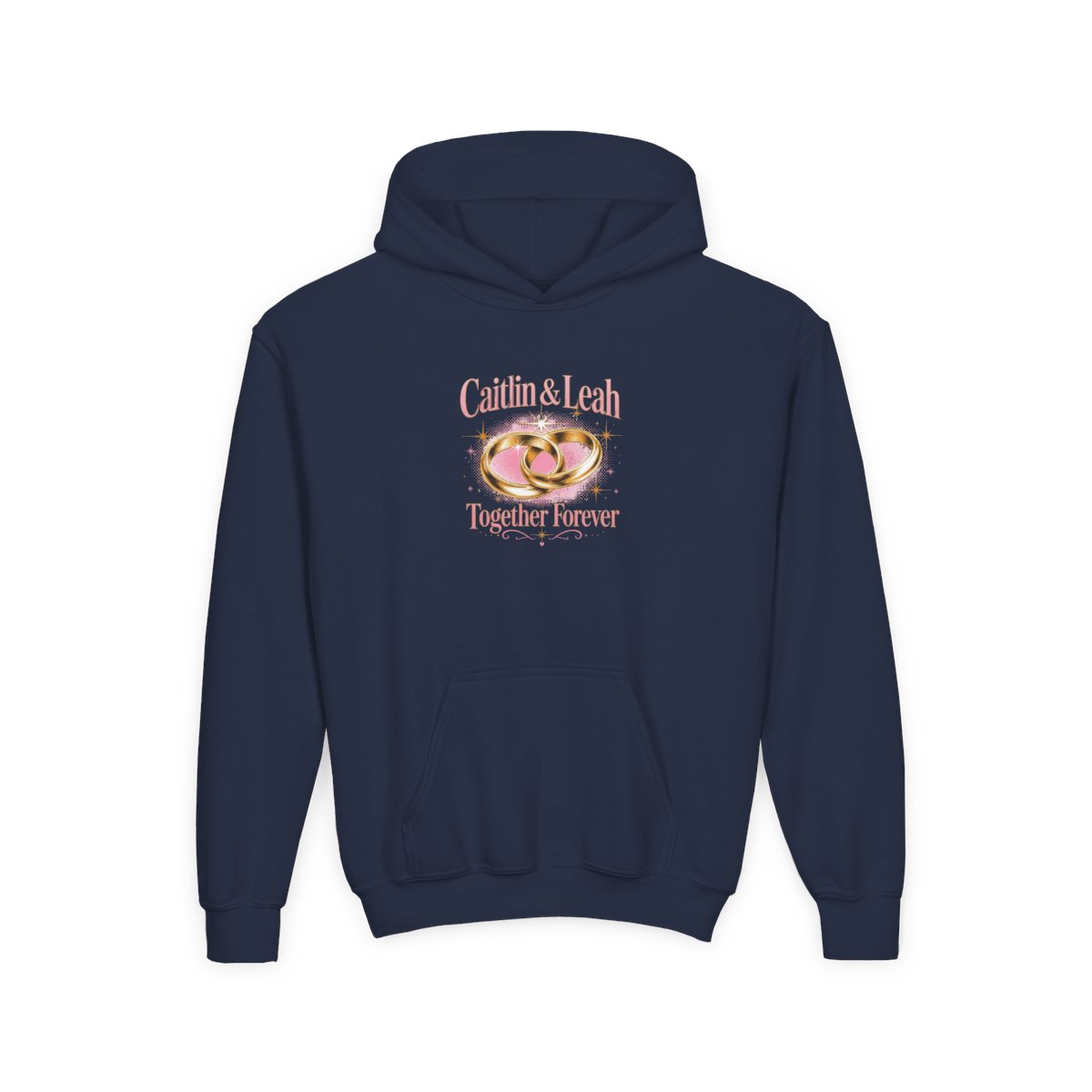 Caitlin and Leah "Caitlin & Leah" Kids Hoodie - alternate angle 5, merchandise