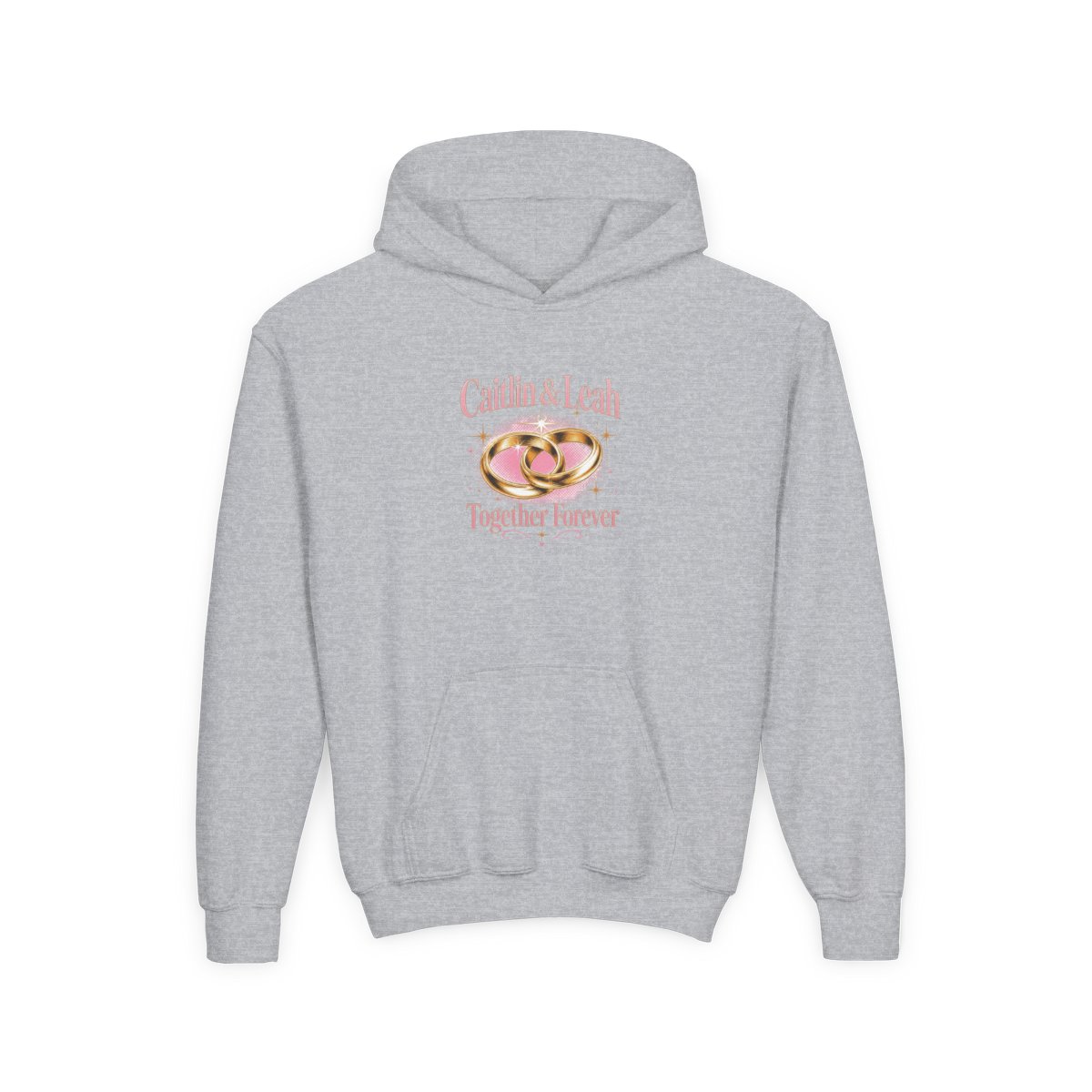 Caitlin and Leah "Caitlin & Leah" Kids Hoodie - alternate angle 3, merchandise