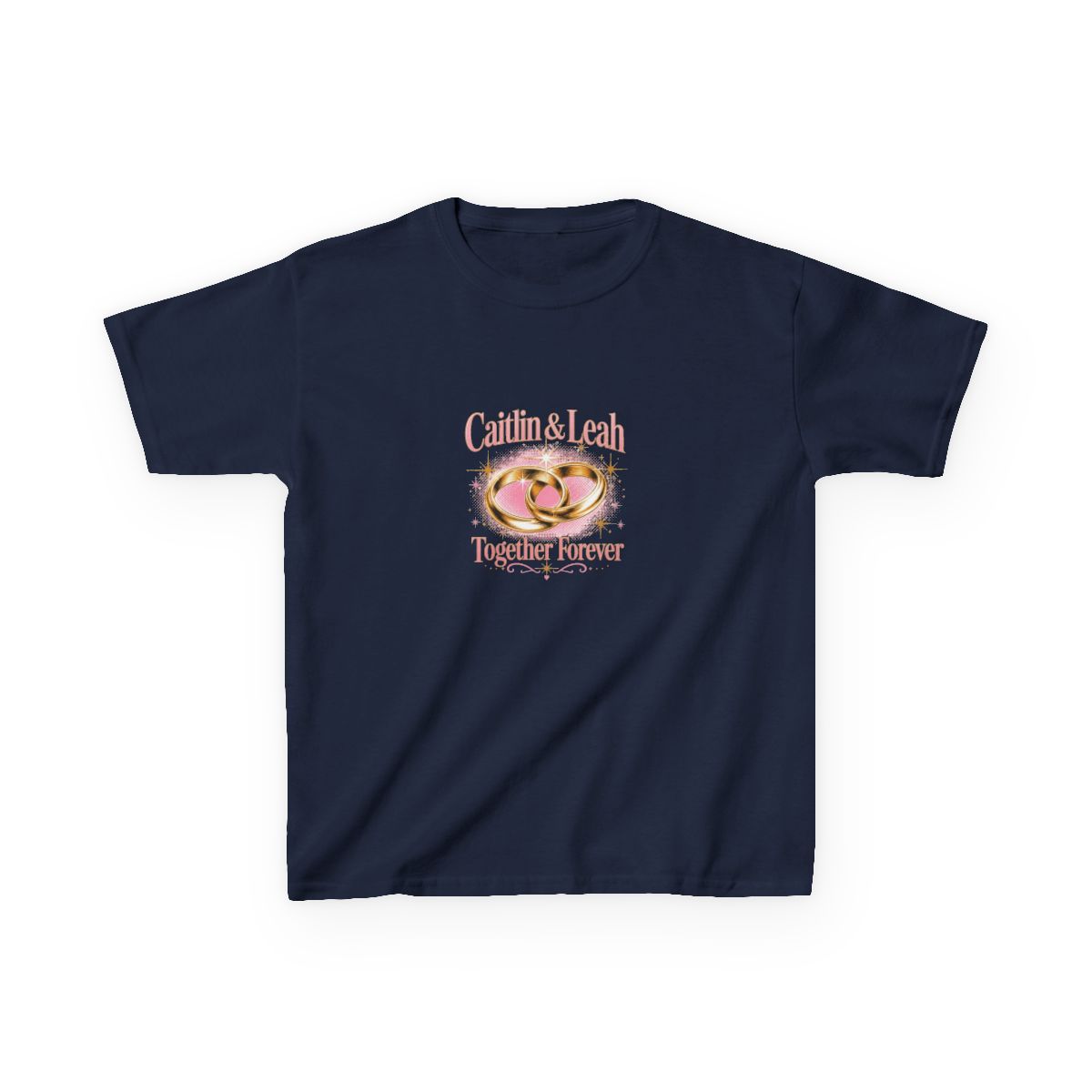 Caitlin and Leah "Caitlin & Leah" Unisex Kids Tee - alternate angle 5, merchandise
