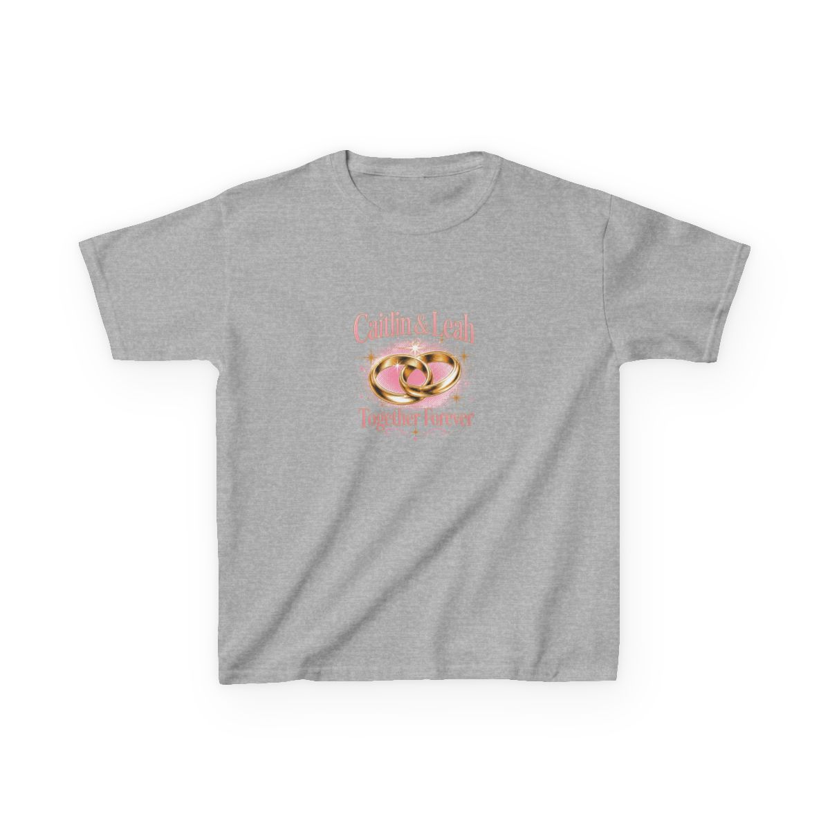 Caitlin and Leah "Caitlin & Leah" Unisex Kids Tee - alternate angle 3, merchandise